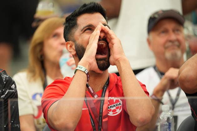 South Africa v Canada - FIFA World Cup, WM, Weltmeisterschaft, Fussball 2026 - Round of 32 INGLEWOOD, CALIFORNIA - JUNE 28: Fans cheer during the 2026 FIFA World Cup Round of 32 match between South Africa and Canada at Los Angeles Stadium (SoFi Stadium) in Inglewood, California, United States on June 28, 2026. Tayfun Coskun Anadolu California United States. Editorial use only. Please get in touch for any other usage.  Copyright: x2026xAnadoluxTayfunxCoskunx