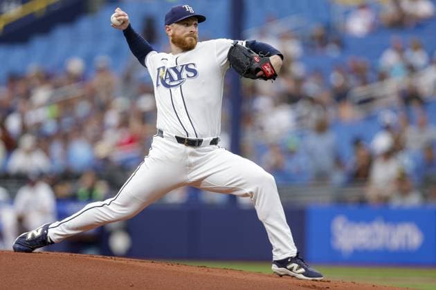 June 28, 2026, St. Petersburg, Florida, USA: Tampa Bay Rays pitcher Drew Rasmussen (57) pitches against the Arizona Diamondbacks during the first inning on Sunday, June 28, 2026 in St. Petersburg. Florida News - June 28, 2026  - ZUMAs70_ 0860238092st Copyright: xLuisxSantanax