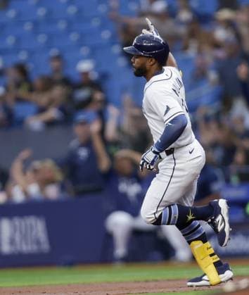 June 28, 2026, St. Petersburg, Florida, USA: Tampa Bay Rays center fielder Cedric Mullins (31) runs after hitting a home run in the second inning against the Arizona Diamondbacks on Sunday, June 28, 2026 in St. Petersburg. St. Petersburg USA - ZUMAs70_ 0860238186st Copyright: xLuisxSantanax