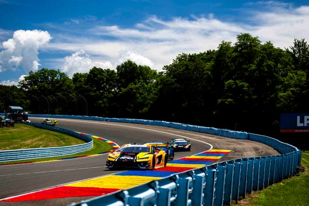 AUTO - 6 HOURS OF THE GLEN 2026 09 CALDARELLI Andrea (ita), MITCHELL Sandy (gbr), Pfaff Motorsports, Lamborghini Huracan GT3 Evo 2, action during the Six Hours of the Glen 2026, 6th round of the 2026 IMSA WeatherTech SportsCar Championship, from June 26 to 28 on the Watkins Glen International in Watkins Glen, New York, United States of America - Watkins GlenUnited States  Copyright: xFabrizioxBoldonix