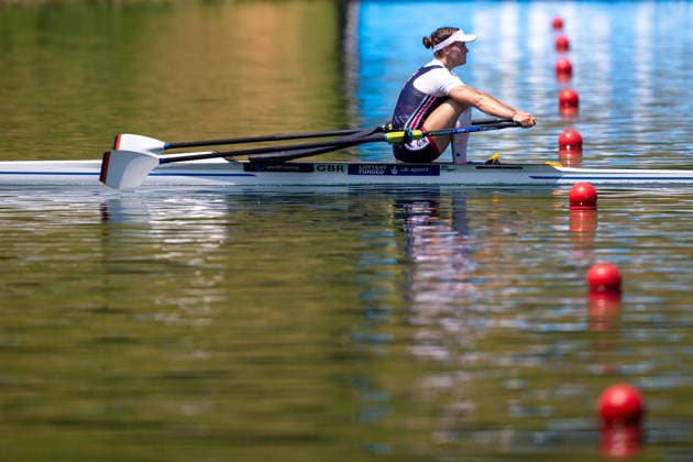 RECORD DATE NOT STATED 28th June 2026; Lucerne, Switzerland; World Rowing Cup Day Three; Womens Single Sculls (W1x) - Final A - Great Britain - Lauren Henry wins gold AnthonyxBenoit