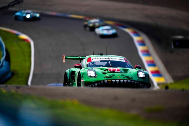 AUTO - 6 HOURS OF THE GLEN 2026 77 KING Harry (gbr), TANDY Nick (gbr), AO Racing, Porsche 911 GT3 R (992.2), action during the Six Hours of the Glen 2026, 6th round of the 2026 IMSA WeatherTech SportsCar Championship, from June 26 to 28 on the Watkins Glen International in Watkins Glen, New York, United States of America - Watkins GlenUnited States  Copyright: xFabrizioxBoldonix