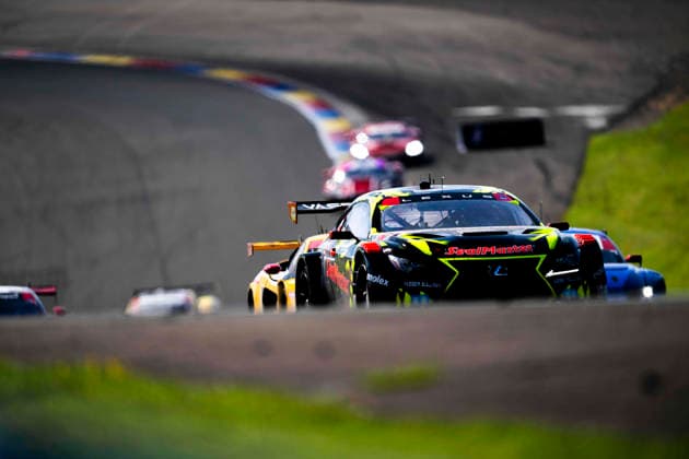 AUTO - 6 HOURS OF THE GLEN 2026 14 BARNICOAT Ben (gbr), HAWKSWORTH Jack (gbr), Vasser Sullivan Racing, Lexus RC F GT3, action during the Six Hours of the Glen 2026, 6th round of the 2026 IMSA WeatherTech SportsCar Championship, from June 26 to 28 on the Watkins Glen International in Watkins Glen, New York, United States of America - Watkins GlenUnited States  Copyright: xFabrizioxBoldonix