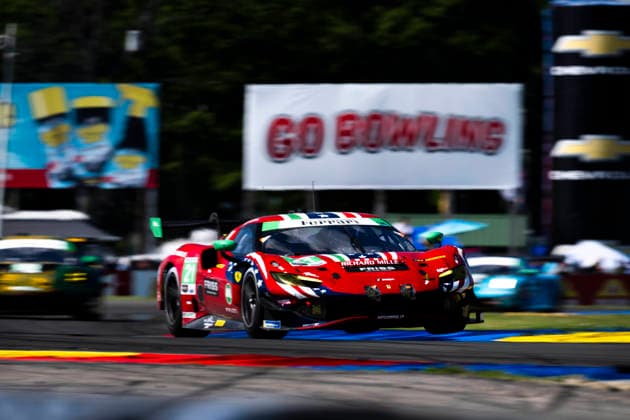 AUTO - 6 HOURS OF THE GLEN 2026 21 FUOCO Antonio (ita), MANN Simon (gbr), UDELL Alec (usa), AF Corse, Ferrari 296 GT3 Evo, action during the Six Hours of the Glen 2026, 6th round of the 2026 IMSA WeatherTech SportsCar Championship, from June 26 to 28 on the Watkins Glen International in Watkins Glen, New York, United States of America - Watkins GlenUnited States  Copyright: xFabrizioxBoldonix