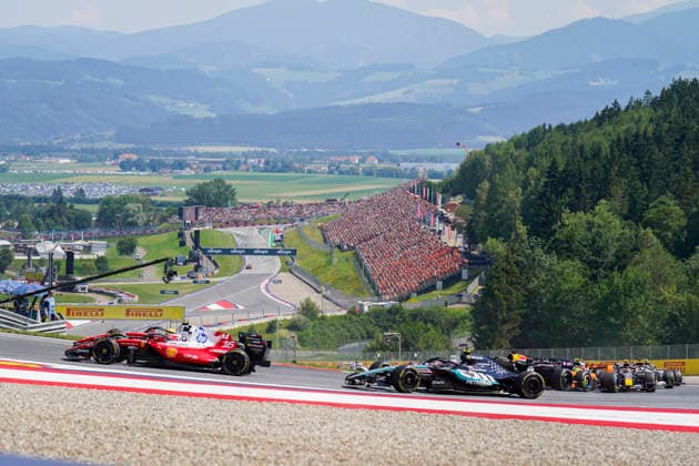 FORMULA ONE AUSTRIAN GRAND PRIX 2026 The Race Start, Lewis Hamilton 44 (GBR) Ferrari , during the Formula 1 Lenovo Austrian Grand Prix 2026, 8th round of the 2026 Formula 1 World Championship, WM, Weltmeisterschaft from 26th-28th June, 2026 at the Red Bull Ring, Spielberg, Austria. Credit: Robbie Hoad Every Second Media Editorial use only. All images are copyright Every Second Media Limited. No images may be reproduced without prior permission. Copyright: xIMAGO EveryxSecondxMediax ESM-2048-0526 RobbiexHoadx xEveryxSecondxMediax