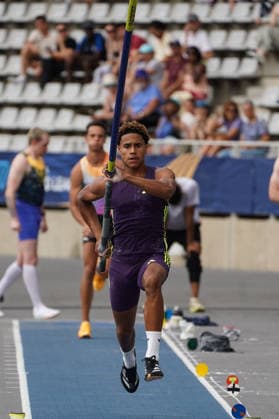 June 28, 2026, Paris, Å½Le-De-France, France: Zackaria Dia of France competes in the men s pole vault final during the Wanda Diamond League Meeting de Paris at Stade Charlo ty. Paris France - ZUMAh209 20260628_zsp_h209_047 Copyright: xAlixHabibx