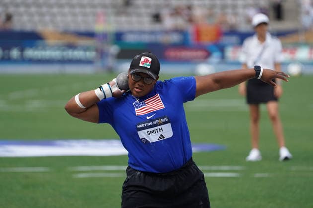 June 28, 2026, Paris, Å½Le-De-France, France: Abria Smith of the United States competes in the women s shot put during the Wanda Diamond League Meeting de Paris at Stade Charlo ty. Paris France - ZUMAh209 20260628_zsp_h209_050 Copyright: xAlixHabibx