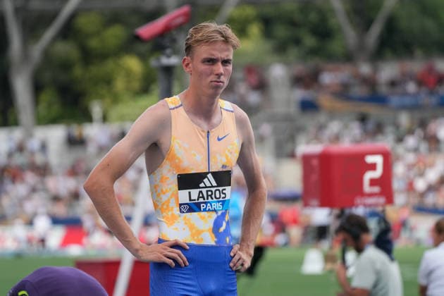 June 28, 2026, Paris, Å½Le-De-France, France: Niels Laros of the Netherlands awaits the start of the men s 800m final during the Wanda Diamond League Meeting de Paris at Stade Charlo ty. Paris France - ZUMAh209 20260628_zsp_h209_053 Copyright: xAlixHabibx