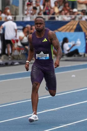 June 28, 2026, Paris, Å½Le-De-France, France: Akani Simbine of South Africa competes during the men s 100m final at the Wanda Diamond League Meeting de Paris at Stade Charlo ty. Paris France - ZUMAh209 20260628_zsp_h209_058 Copyright: xAlixHabibx