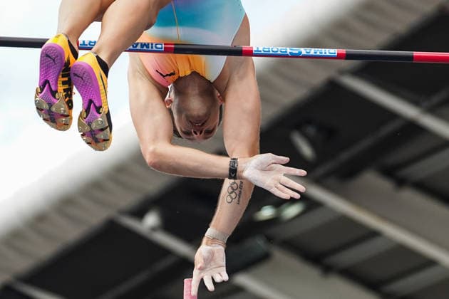 June 28, 2026, Paris, Å½Le-De-France, France: Renaud Lavillenie of France clears the bar during the men s pole vault final at the Wanda Diamond League Meeting de Paris at Stade Charlo ty. Paris France - ZUMAh209 20260628_zsp_h209_090 Copyright: xAlixHabibx