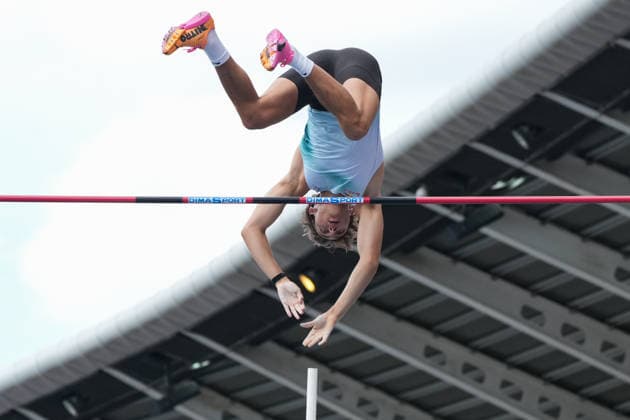 June 28, 2026, Paris, Å½Le-De-France, France: Armand Duplantis of Sweden clears the bar during the men s pole vault final at the Wanda Diamond League Meeting de Paris at Stade Charlo ty. Paris France - ZUMAh209 20260628_zsp_h209_093 Copyright: xAlixHabibx