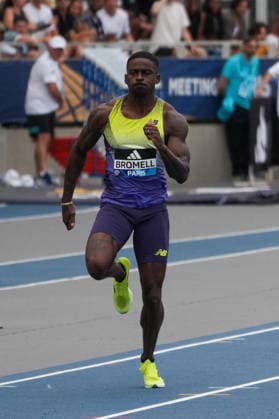 June 28, 2026, Paris, Å½Le-De-France, France: Trayvon Bromell of the United States competes during the men s 100m final at the Wanda Diamond League Meeting de Paris at Stade Charlo ty. Paris France - ZUMAh209 20260628_zsp_h209_105 Copyright: xAlixHabibx