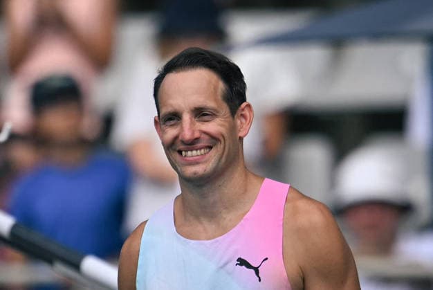 Wanda Diamond League in Paris FA Renaud Lavillenie looks on during the Wanda Diamond League tournament at the Charlety Stadium in Paris on June 28, 2026. Photo by Firas Abdullah ABACAPRESS.COM Paris Ile-de-France France  Copyright: xAbdullahxFiras ABACAx