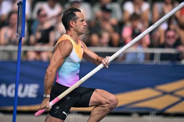Wanda Diamond League in Paris FA Renaud Lavillenie competes during the Wanda Diamond League tournament at the Charlety Stadium in Paris on June 28, 2026. Photo by Firas Abdullah ABACAPRESS.COM Paris Ile-de-France France  Copyright: xAbdullahxFiras ABACAx