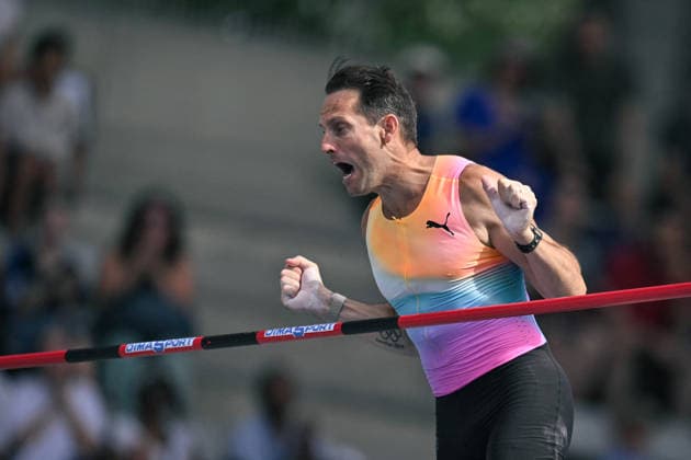 Wanda Diamond League in Paris FA Renaud Lavillenie competes during the Wanda Diamond League tournament at the Charlety Stadium in Paris on June 28, 2026. Photo by Firas Abdullah ABACAPRESS.COM Paris Ile-de-France France  Copyright: xAbdullahxFiras ABACAx