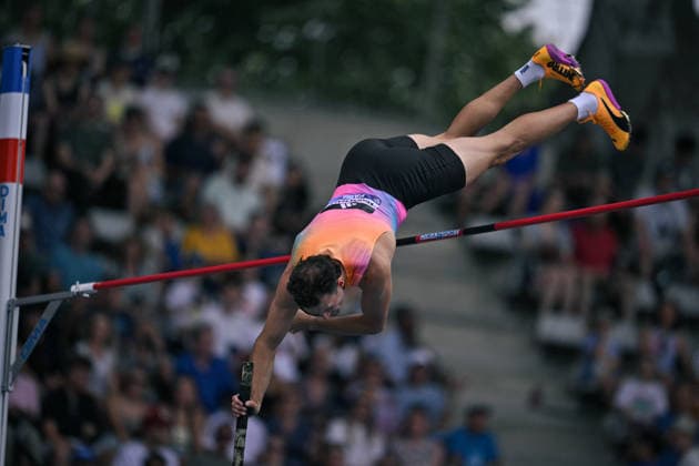 Wanda Diamond League in Paris FA Kurtis Marschall competes during the Wanda Diamond League tournament at the Charlety Stadium in Paris on June 28, 2026. Photo by Firas Abdullah ABACAPRESS.COM Paris Ile-de-France France  Copyright: xAbdullahxFiras ABACAx