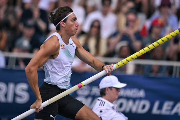 Wanda Diamond League in Paris FA Armand Duplantis competes during the Wanda Diamond League tournament at the Charlety Stadium in Paris on June 28, 2026. Photo by Firas Abdullah ABACAPRESS.COM Paris Ile-de-France France  Copyright: xAbdullahxFiras ABACAx