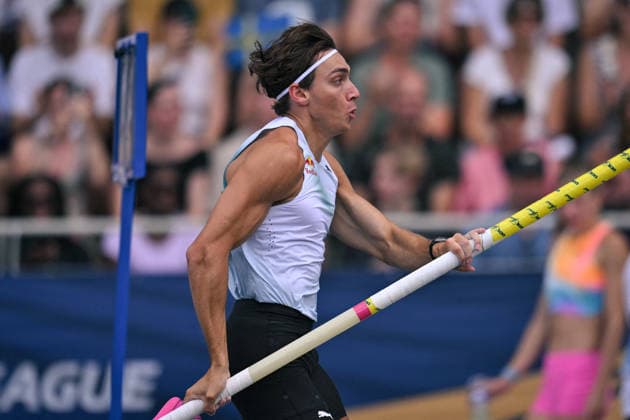 Wanda Diamond League in Paris FA Armand Duplantis competes during the Wanda Diamond League tournament at the Charlety Stadium in Paris on June 28, 2026. Photo by Firas Abdullah ABACAPRESS.COM Paris Ile-de-France France  Copyright: xAbdullahxFiras ABACAx