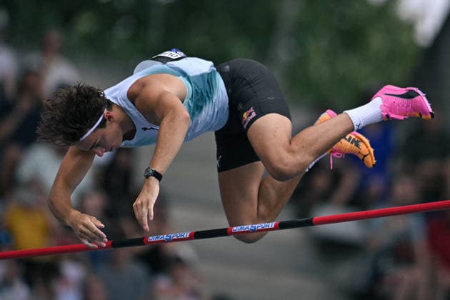 Wanda Diamond League in Paris FA Armand Duplantis competes during the Wanda Diamond League tournament at the Charlety Stadium in Paris on June 28, 2026. Photo by Firas Abdullah ABACAPRESS.COM Paris Ile-de-France France  Copyright: xAbdullahxFiras ABACAx