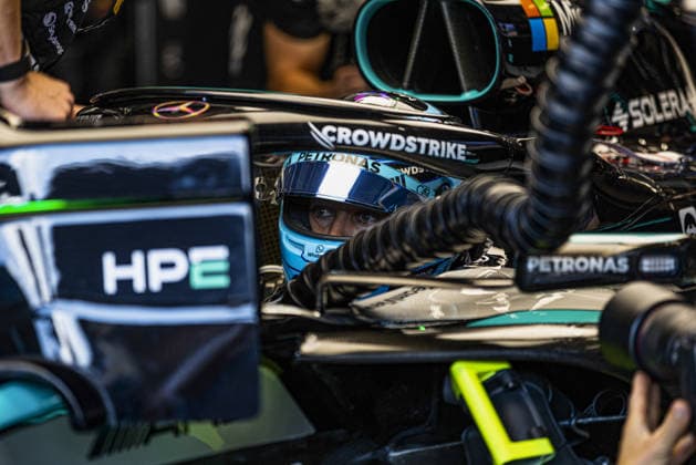 MOTORSPORTS - Formula 1 - 2026 Austrian Grand Prix Photo by IPA ABACAPRESS.COM86183097 - (63) George Russell (GBR) - Mercedes-AMG PETRONAS F1 Team - Mercedes W17 - Mercedes E Performance during the 2026 Formula 1 Rolex Austrian Grand Prix at the Red Bull Ring in Spielberg, Austria. Round 10 of the 2026 FIA Formula One World Championship, WM, Weltmeisterschaft held June 26–28, 2026. The Red Bull Ring in Spielberg, nestled among the scenic hills of Styria, is one of the shorter circuits on the calendar yet delivers intense wheel-to-wheel racing. During the 2026 Austrian Grand Prix, part of the Formula 1 Championship, on June 28, 2026  Copyright: xIPAxSport ABACAx