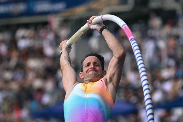 Wanda Diamond League in Paris FA Renaud Lavillenie competes during the Wanda Diamond League tournament at the Charlety Stadium in Paris on June 28, 2026. Photo by Firas Abdullah ABACAPRESS.COM Paris Ile-de-France France  Copyright: xAbdullahxFiras ABACAx