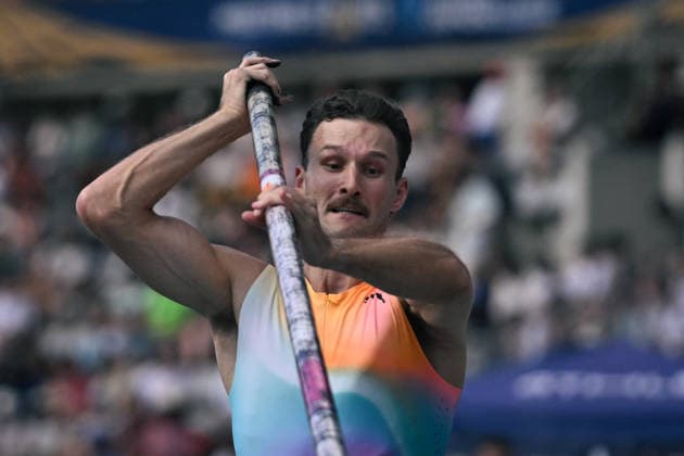Wanda Diamond League in Paris FA Kurtis Marschall competes during the Wanda Diamond League tournament at the Charlety Stadium in Paris on June 28, 2026. Photo by Firas Abdullah ABACAPRESS.COM Paris Ile-de-France France  Copyright: xAbdullahxFiras ABACAx