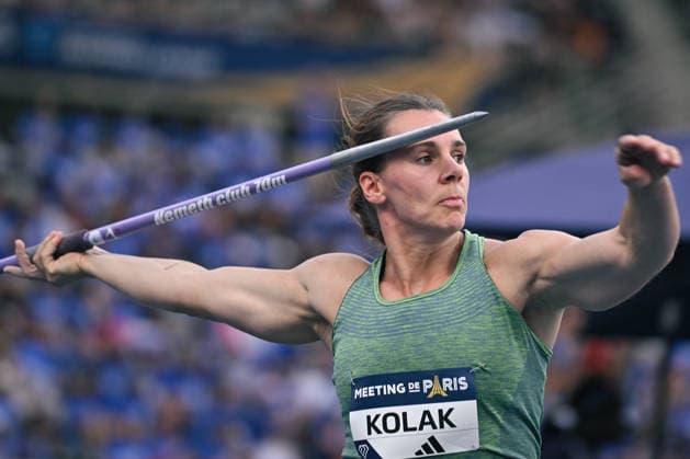 Wanda Diamond League in Paris FA Sara Kolak competes during the Wanda Diamond League tournament at the Charlety Stadium in Paris on June 28, 2026. Photo by Firas Abdullah ABACAPRESS.COM Paris Ile-de-France France  Copyright: xAbdullahxFiras ABACAx