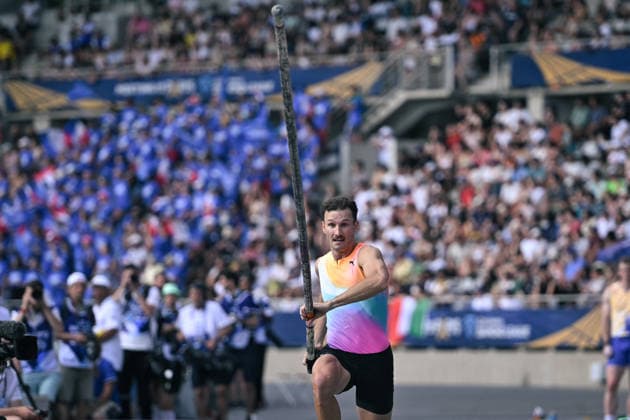 Wanda Diamond League in Paris FA Kurtis Marschall competes during the Wanda Diamond League tournament at the Charlety Stadium in Paris on June 28, 2026. Photo by Firas Abdullah ABACAPRESS.COM Paris Ile-de-France France  Copyright: xAbdullahxFiras ABACAx