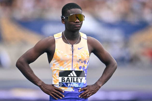 Wanda Diamond League in Paris FA Chris Bailey looks on before competing during the Wanda Diamond League tournament at the Charlety Stadium in Paris on June 28, 2026. Photo by Firas Abdullah ABACAPRESS.COM Paris Ile-de-France France  Copyright: xAbdullahxFiras ABACAx