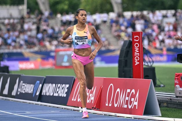 Wanda Diamond League in Paris FA Audrey Werro competes during the Wanda Diamond League tournament at the Charlety Stadium in Paris on June 28, 2026. Photo by Firas Abdullah ABACAPRESS.COM Paris Ile-de-France France  Copyright: xAbdullahxFiras ABACAx