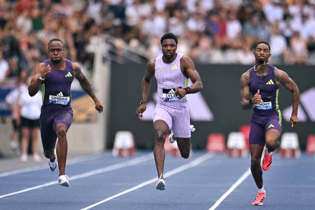 Wanda Diamond League in Paris FA Noah Lyles competes during the Wanda Diamond League tournament at the Charlety Stadium in Paris on June 28, 2026. Photo by Firas Abdullah ABACAPRESS.COM Paris Ile-de-France France  Copyright: xAbdullahxFiras ABACAx