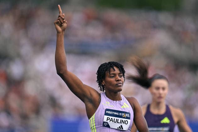 Wanda Diamond League in Paris FA Marileidy Paulino reacts after competing during the Wanda Diamond League tournament at the Charlety Stadium in Paris on June 28, 2026. Photo by Firas Abdullah ABACAPRESS.COM Paris Ile-de-France France  Copyright: xAbdullahxFiras ABACAx