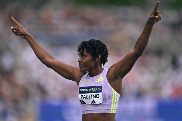 Wanda Diamond League in Paris FA Marileidy Paulino reacts after competing during the Wanda Diamond League tournament at the Charlety Stadium in Paris on June 28, 2026. Photo by Firas Abdullah ABACAPRESS.COM Paris Ile-de-France France  Copyright: xAbdullahxFiras ABACAx