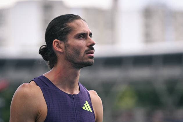 Wanda Diamond League in Paris FA Gabriel Tual looks on before competing during the Wanda Diamond League tournament at the Charlety Stadium in Paris on June 28, 2026. Photo by Firas Abdullah ABACAPRESS.COM Paris Ile-de-France France  Copyright: xAbdullahxFiras ABACAx