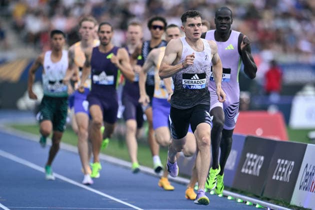 Wanda Diamond League in Paris FA Patryk Sieradzki competes during the Wanda Diamond League tournament at the Charlety Stadium in Paris on June 28, 2026. Photo by Firas Abdullah ABACAPRESS.COM Paris Ile-de-France France  Copyright: xAbdullahxFiras ABACAx