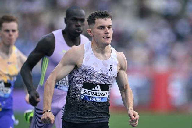 Wanda Diamond League in Paris FA Patryk Sieradzki competes during the Wanda Diamond League tournament at the Charlety Stadium in Paris on June 28, 2026. Photo by Firas Abdullah ABACAPRESS.COM Paris Ile-de-France France  Copyright: xAbdullahxFiras ABACAx