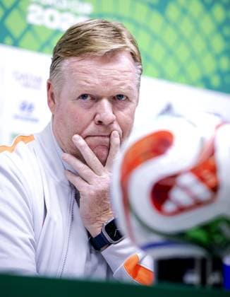 MONTERREY - Netherlands coach Ronald Koeman during a press conference, PK, Pressekonferenz of the Dutch national team, Nationalteam on June 28, 2026, in Monterrey, Mexico. The Dutch national team is preparing for the match against Morocco during the FIFA World Cup, WM, Weltmeisterschaft, Fussball ROBIN VAN LONKHUIJSEN ANP xVIxANPxSportx xxANPxIVx 562323202 originalFilename: 562323202.jpg