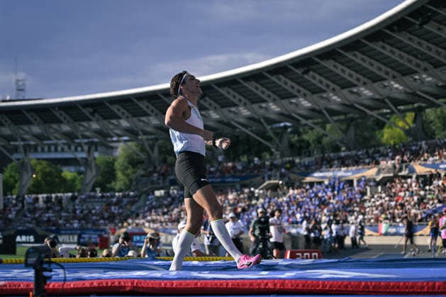 Wanda Diamond League in Paris FA Armand Duplantis competes during the Wanda Diamond League tournament at the Charlety Stadium in Paris on June 28, 2026. Photo by Firas Abdullah ABACAPRESS.COM Paris Ile-de-France France  Copyright: xAbdullahxFiras ABACAx