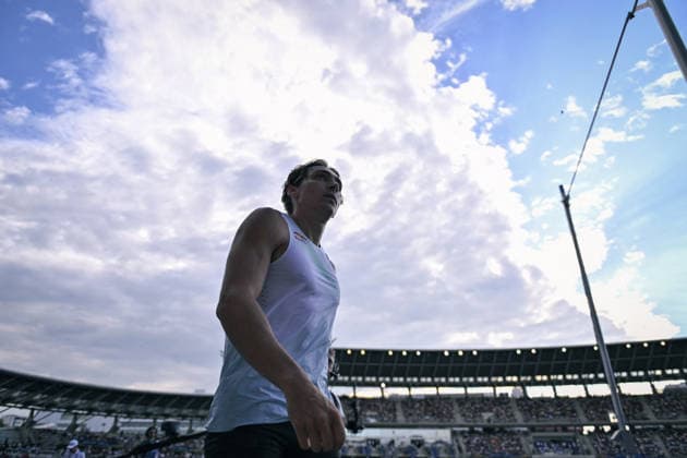 Wanda Diamond League in Paris FA Armand Duplantis competes during the Wanda Diamond League tournament at the Charlety Stadium in Paris on June 28, 2026. Photo by Firas Abdullah ABACAPRESS.COM Paris Ile-de-France France  Copyright: xAbdullahxFiras ABACAx