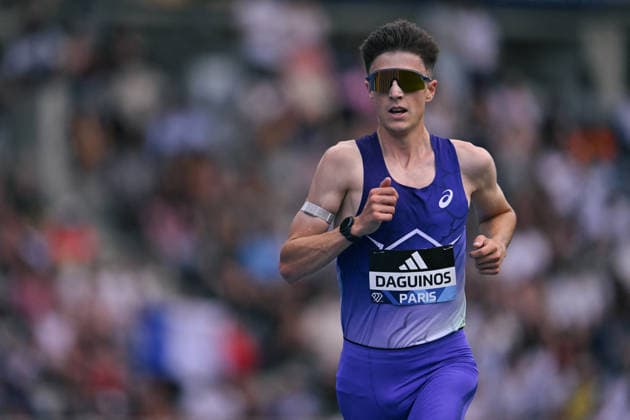 Wanda Diamond League in Paris FA Etienne Daguinos competes during the Wanda Diamond League tournament at the Charlety Stadium in Paris on June 28, 2026. Photo by Firas Abdullah ABACAPRESS.COM Paris Ile-de-France France  Copyright: xAbdullahxFiras ABACAx
