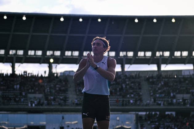 Wanda Diamond League in Paris FA Armand Duplantis competes during the Wanda Diamond League tournament at the Charlety Stadium in Paris on June 28, 2026. Photo by Firas Abdullah ABACAPRESS.COM Paris Ile-de-France France  Copyright: xAbdullahxFiras ABACAx