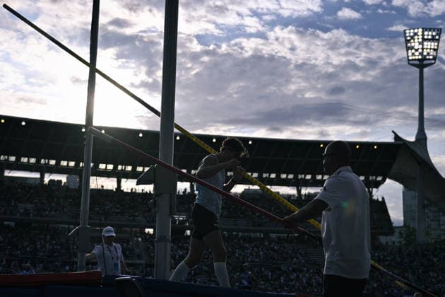 Wanda Diamond League in Paris FA Armand Duplantis competes during the Wanda Diamond League tournament at the Charlety Stadium in Paris on June 28, 2026. Photo by Firas Abdullah ABACAPRESS.COM Paris Ile-de-France France  Copyright: xAbdullahxFiras ABACAx
