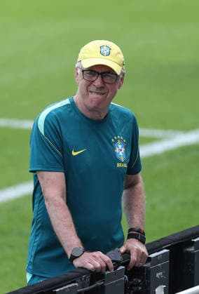 Fußball, FIFA WM 2026, Nationalteam Brasilien, Training #2 (260629) -- HOUSTON, June 29, 2026 -- Carlo Ancelotti, head coach of Brazil, attends a training session at the FIFA World Cup, WM, Weltmeisterschaft, Fussball 2026 in Houston, the United States, June 28, 2026. ) (SP)U.S.-HOUSTON-FOOTBALL-FIFA WORLD CUP-TRAINING-BRAZIL LixMing 