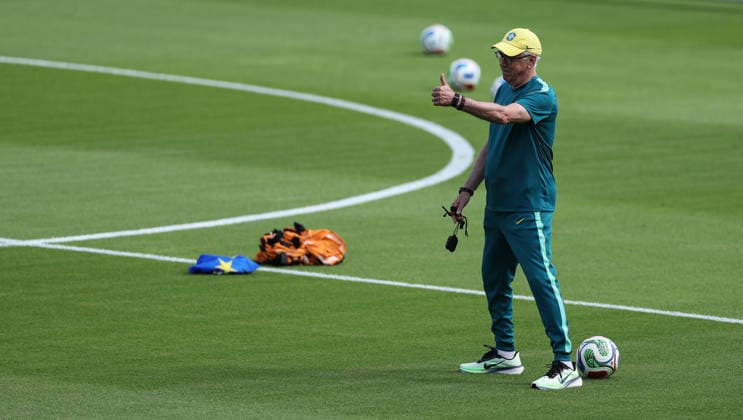 Fußball, FIFA WM 2026, Nationalteam Brasilien, Training #2 (260629) -- HOUSTON, June 29, 2026 -- Carlo Ancelotti, head coach of Brazil, attends a training session at the FIFA World Cup, WM, Weltmeisterschaft, Fussball 2026 in Houston, the United States, June 28, 2026. ) (SP)U.S.-HOUSTON-FOOTBALL-FIFA WORLD CUP-TRAINING-BRAZIL LixMing 