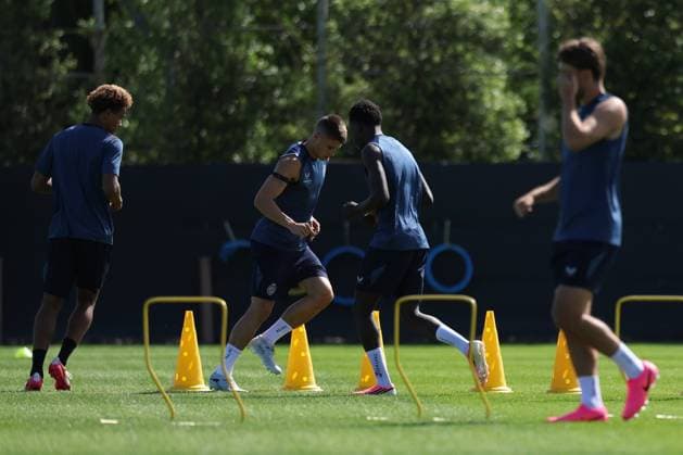Club Brugge Training WESTKAPELLE, BELGIUM - JUNE 29 : Tresoldi Nicolo forward of Club Brugge Players of Club Brugge having their first training of the season pictured on June 29, 2026 in Westkapelle, Belgium, 29-06-26 Westkapelle Belgium  Copyright: xXpix
