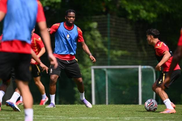 Standard de Liege Jupiler Pro League Media Activities 29 06 2026 LIEGE, BELGIUM - JUNE 29 : Nsimba Bruny forward of Standard de Liege pictured during the first training session in preparation for the start of the Jupiler Pro League new season on June 29, 2026 in Liege, Belgium, 29 06 2026 Liege Belgium  Copyright: xVincentxKalutx