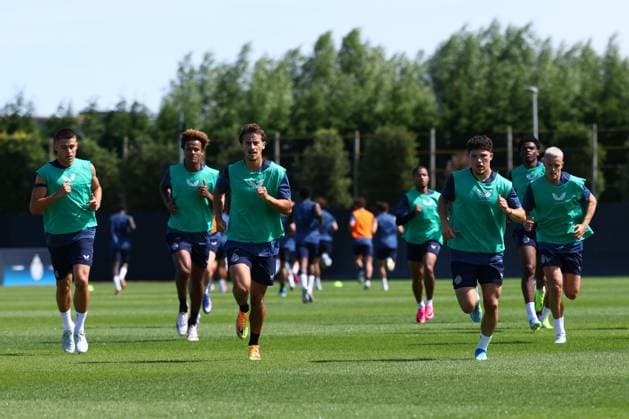 Football, Belgium, Club Brugge training session