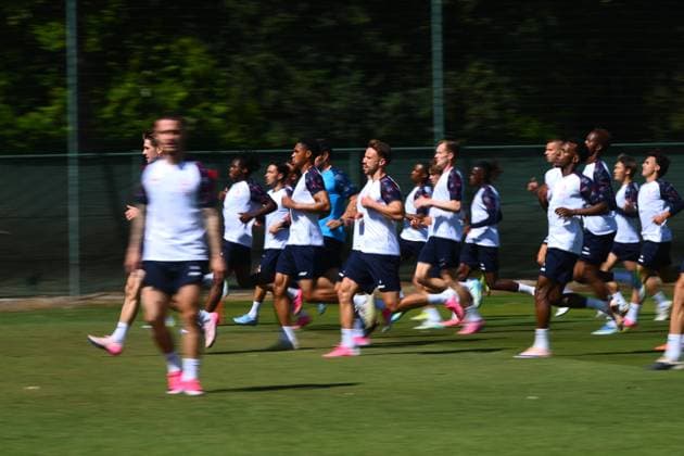 OH LEUVEN - FIRST TRAINING SESSION 2026-2027 OUD-HEVERLEE, BELGIUM - JUNE 29 : during the first training Session of OH Leuven prior the 2026-2027 Jupiler Pro League Season. on June 29, 2026 in Oud HEverlee, Belgium, 29 06 2026 Oud-Heverlee Belgium  Copyright: xGvgx