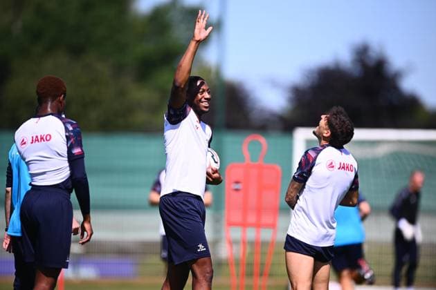 OH LEUVEN - FIRST TRAINING SESSION 2026-2027 OUD-HEVERLEE, BELGIUM - JUNE 29 : during the first training Session of OH Leuven prior the 2026-2027 Jupiler Pro League Season. on June 29, 2026 in Oud HEverlee, Belgium, 29 06 2026 Oud-Heverlee Belgium  Copyright: xGvgx