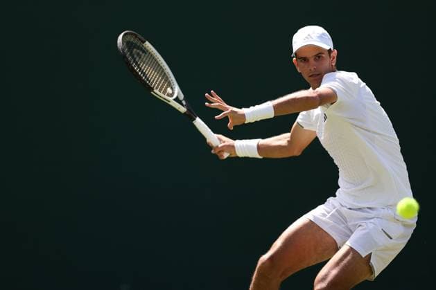 Rafael Jodar during his first round match Wimbledon Tennis Championships, Day 1, The All England Lawn Tennis and Croquet Club, London, UK - 29 Jun 2026London The All England Lawn Tennis and United Kingdom  Copyright: xEllaxLing Shutterstockx 16964106d